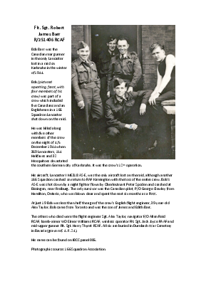 A preview of a PDF biography for Barr, Robert James